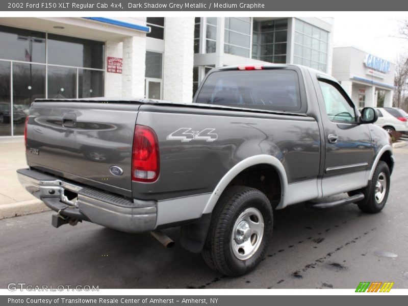 Dark Shadow Grey Metallic / Medium Graphite 2002 Ford F150 XLT Regular Cab 4x4