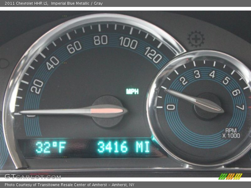 Imperial Blue Metallic / Gray 2011 Chevrolet HHR LS