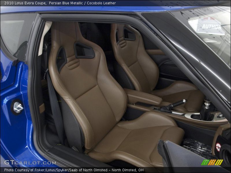 Front Seat of 2010 Evora Coupe