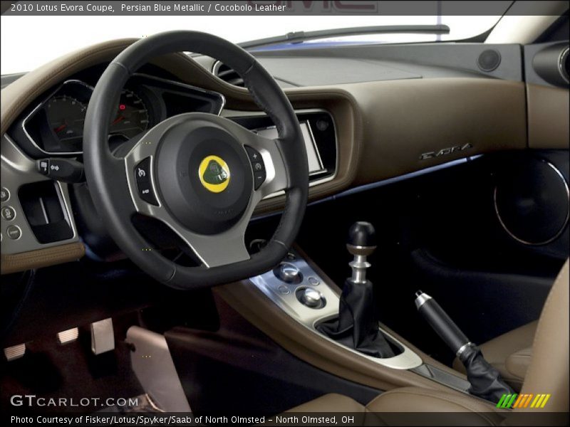 Dashboard of 2010 Evora Coupe
