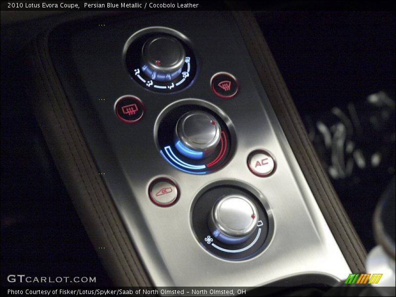 Controls of 2010 Evora Coupe