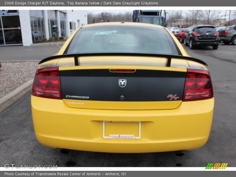 Top Banana Yellow / Dark Slate Gray/Light Graystone 2006 Dodge Charger R/T Daytona