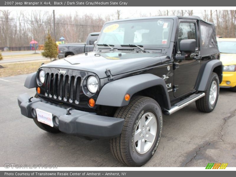 Black / Dark Slate Gray/Medium Slate Gray 2007 Jeep Wrangler X 4x4