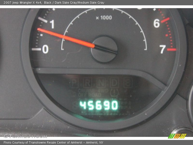 Black / Dark Slate Gray/Medium Slate Gray 2007 Jeep Wrangler X 4x4