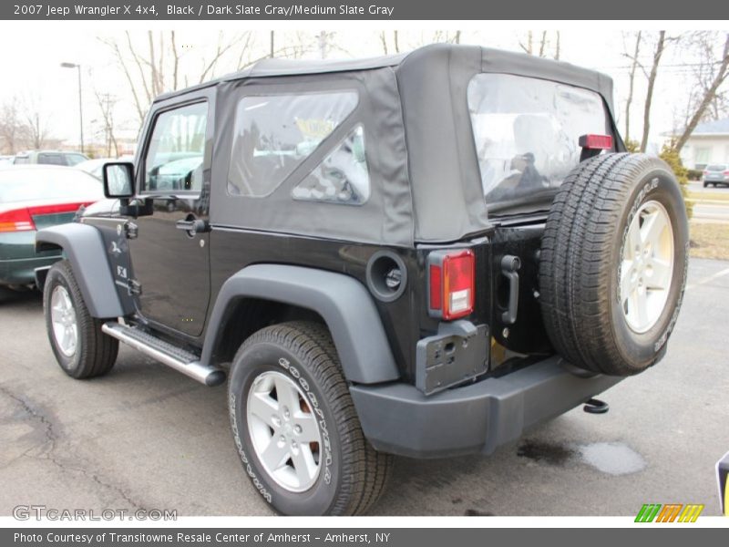 Black / Dark Slate Gray/Medium Slate Gray 2007 Jeep Wrangler X 4x4
