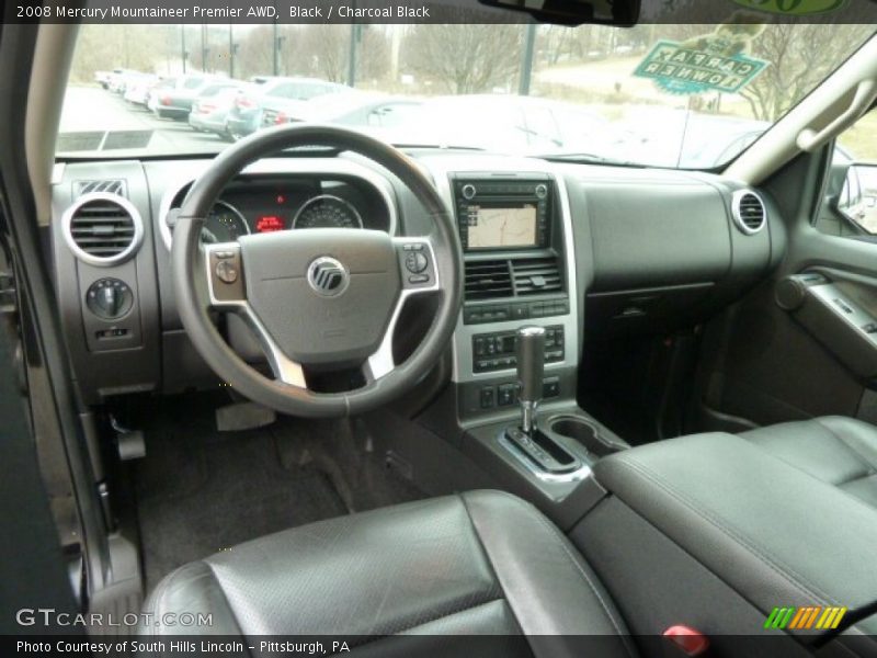 Black / Charcoal Black 2008 Mercury Mountaineer Premier AWD