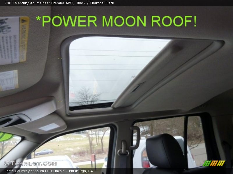 Black / Charcoal Black 2008 Mercury Mountaineer Premier AWD