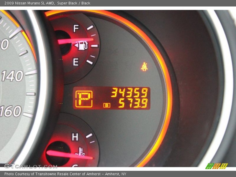 Super Black / Black 2009 Nissan Murano SL AWD
