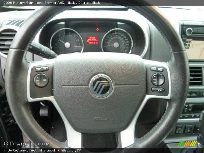 Black / Charcoal Black 2008 Mercury Mountaineer Premier AWD