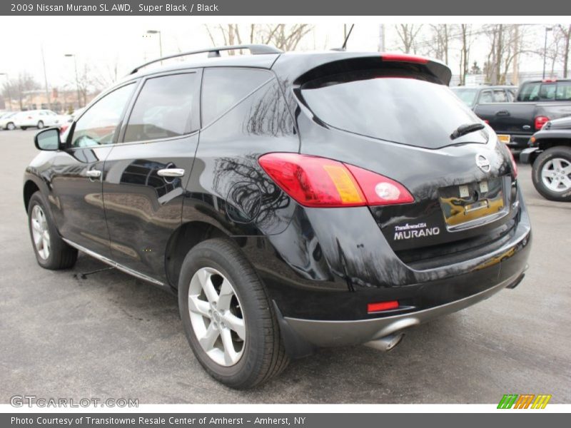 Super Black / Black 2009 Nissan Murano SL AWD