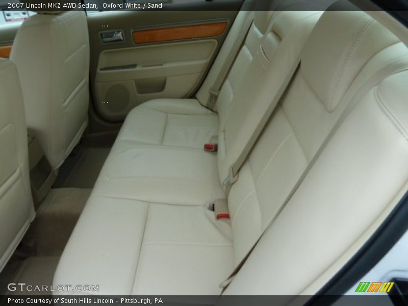 Oxford White / Sand 2007 Lincoln MKZ AWD Sedan