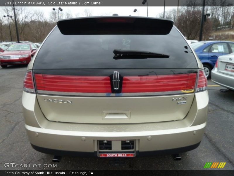 Gold Leaf Metallic / Light Camel 2010 Lincoln MKX AWD