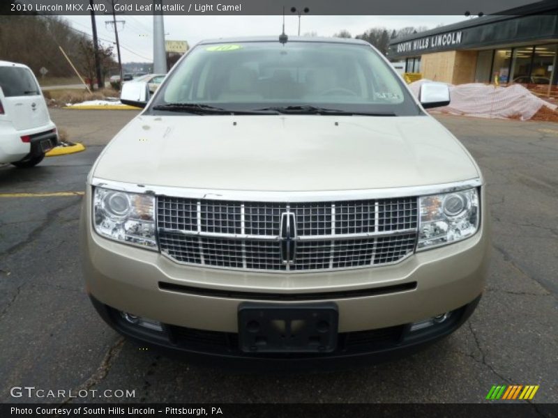 Gold Leaf Metallic / Light Camel 2010 Lincoln MKX AWD