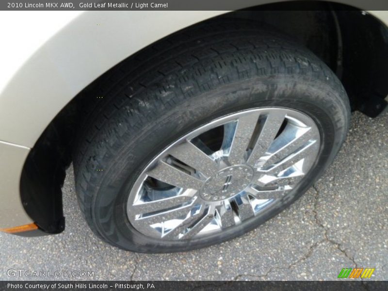 Gold Leaf Metallic / Light Camel 2010 Lincoln MKX AWD