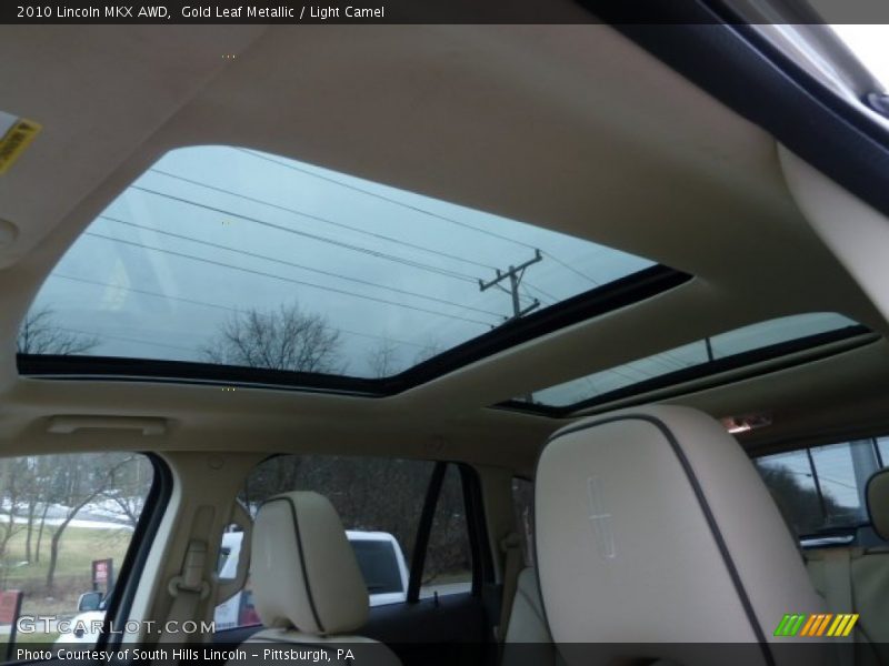 Gold Leaf Metallic / Light Camel 2010 Lincoln MKX AWD