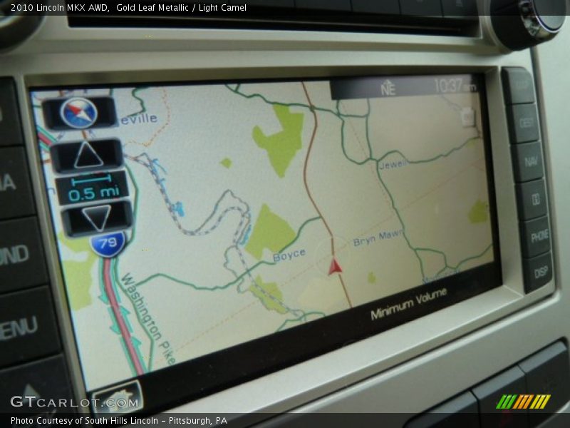 Gold Leaf Metallic / Light Camel 2010 Lincoln MKX AWD