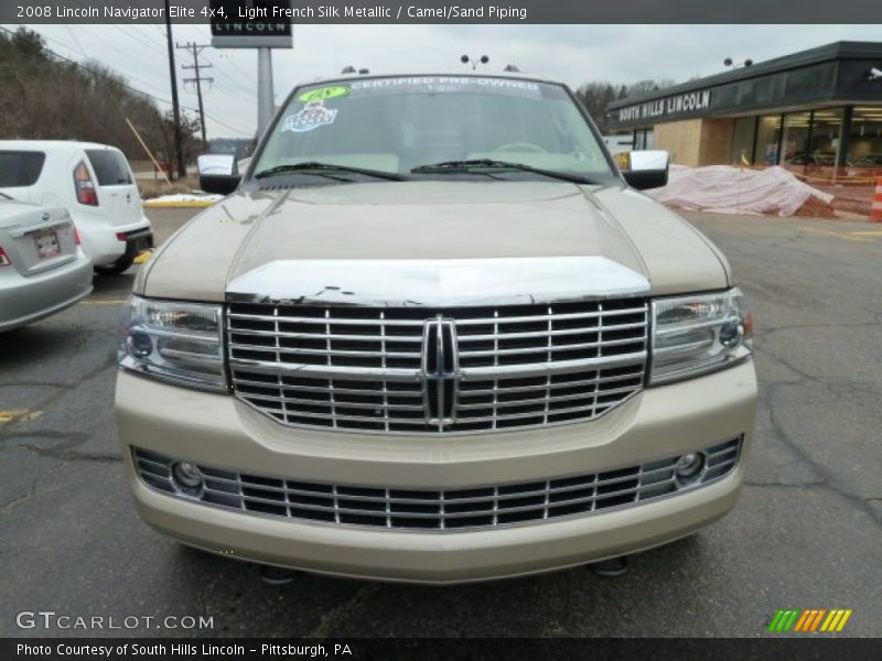 Light French Silk Metallic / Camel/Sand Piping 2008 Lincoln Navigator Elite 4x4