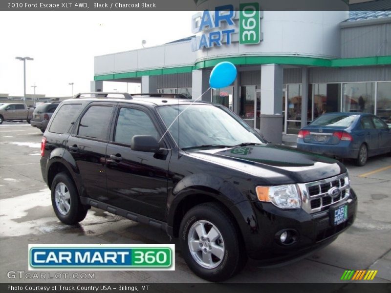 Black / Charcoal Black 2010 Ford Escape XLT 4WD