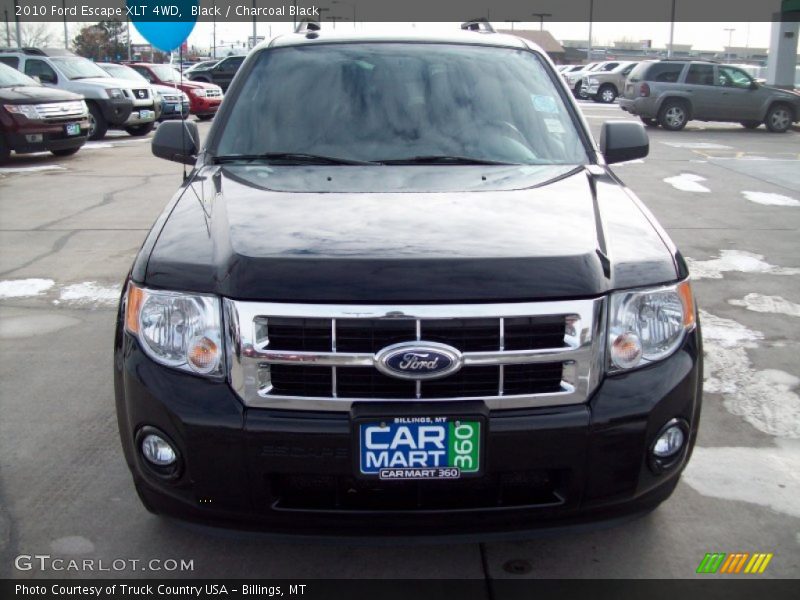 Black / Charcoal Black 2010 Ford Escape XLT 4WD