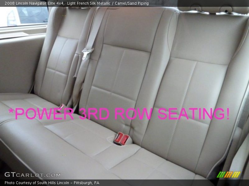 Light French Silk Metallic / Camel/Sand Piping 2008 Lincoln Navigator Elite 4x4