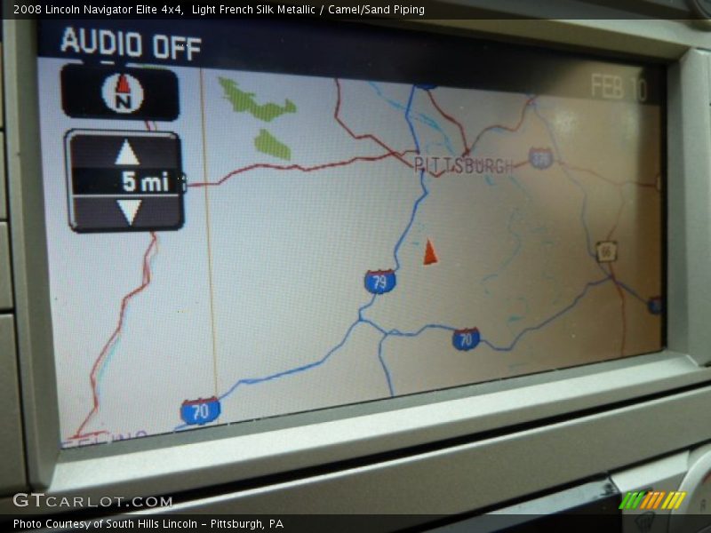 Light French Silk Metallic / Camel/Sand Piping 2008 Lincoln Navigator Elite 4x4