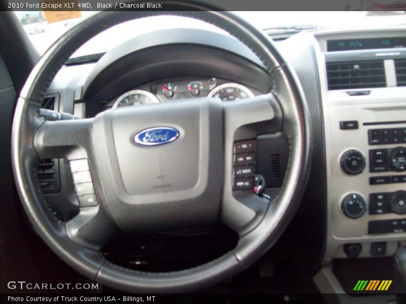 Black / Charcoal Black 2010 Ford Escape XLT 4WD