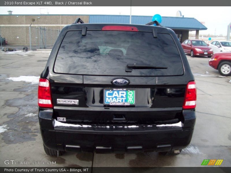 Black / Charcoal Black 2010 Ford Escape XLT 4WD