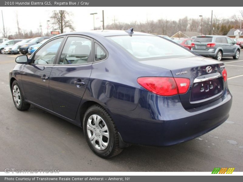 Regatta Blue / Gray 2010 Hyundai Elantra GLS