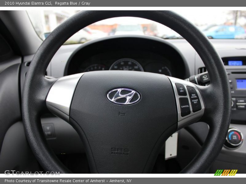 Regatta Blue / Gray 2010 Hyundai Elantra GLS
