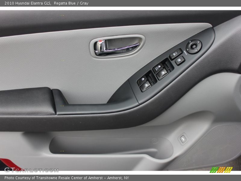 Regatta Blue / Gray 2010 Hyundai Elantra GLS