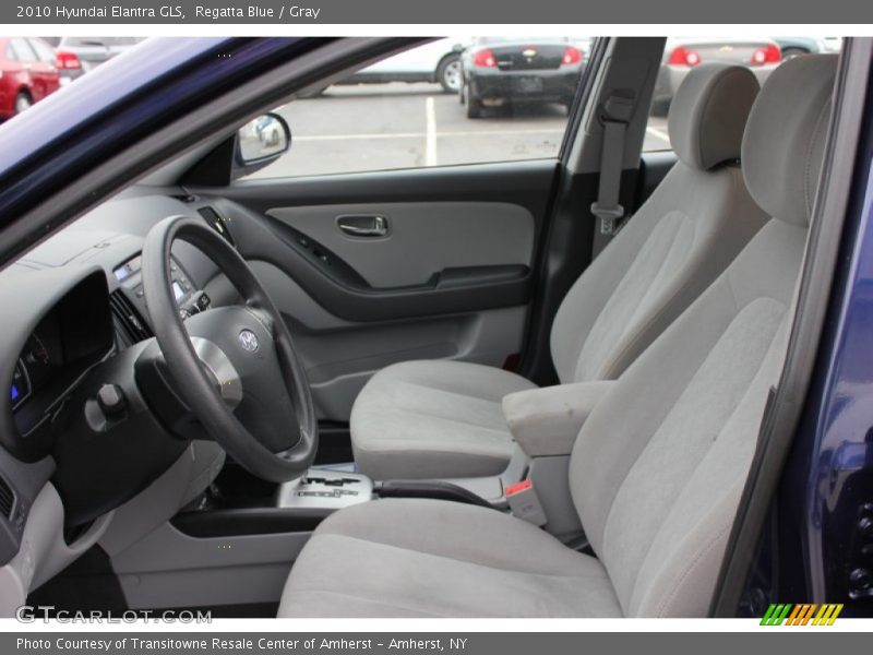 Regatta Blue / Gray 2010 Hyundai Elantra GLS