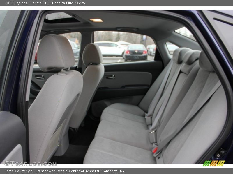 Regatta Blue / Gray 2010 Hyundai Elantra GLS
