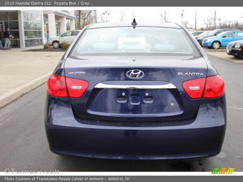 Regatta Blue / Gray 2010 Hyundai Elantra GLS
