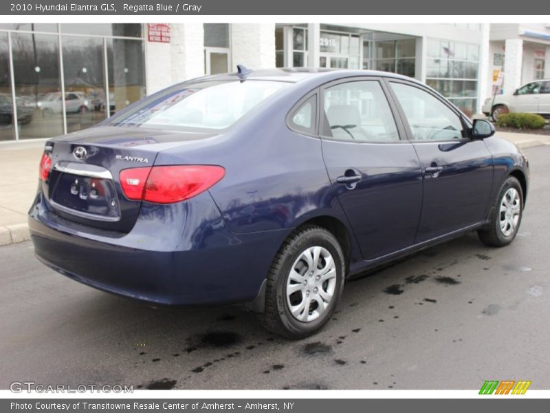 Regatta Blue / Gray 2010 Hyundai Elantra GLS