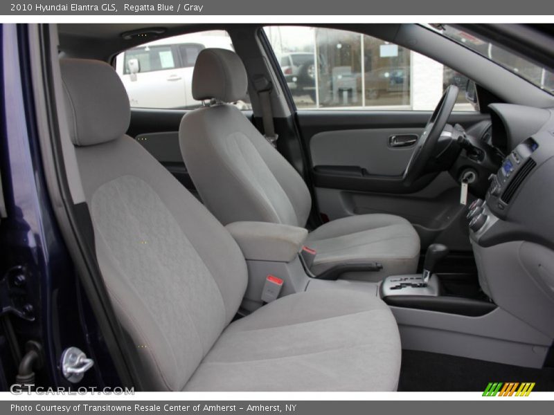Regatta Blue / Gray 2010 Hyundai Elantra GLS
