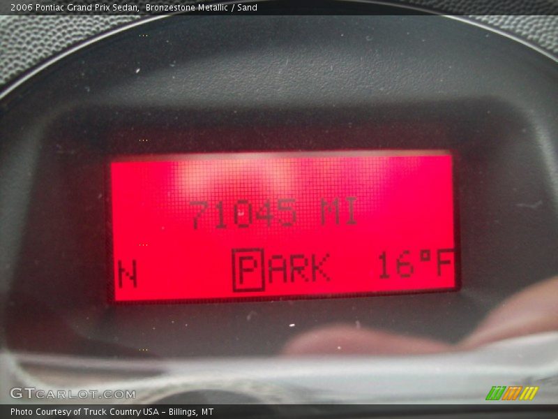 Bronzestone Metallic / Sand 2006 Pontiac Grand Prix Sedan