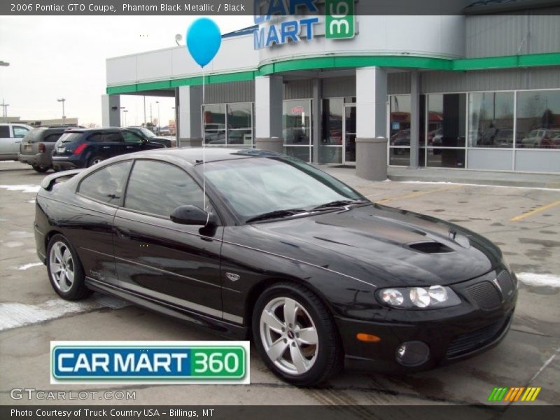 Phantom Black Metallic / Black 2006 Pontiac GTO Coupe