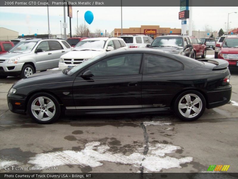 Phantom Black Metallic / Black 2006 Pontiac GTO Coupe