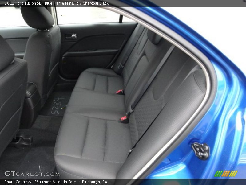 Blue Flame Metallic / Charcoal Black 2012 Ford Fusion SE