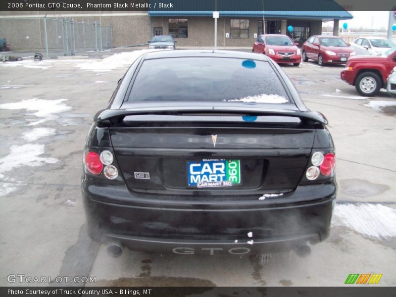 Phantom Black Metallic / Black 2006 Pontiac GTO Coupe