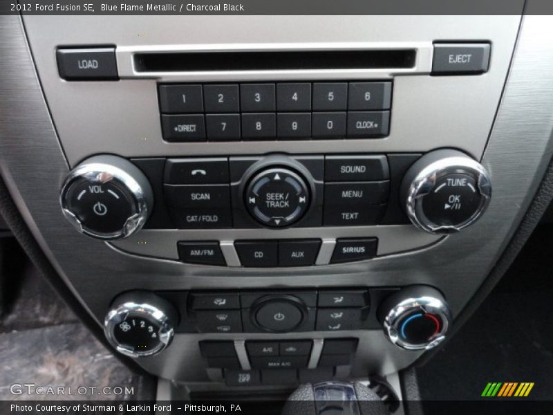 Blue Flame Metallic / Charcoal Black 2012 Ford Fusion SE