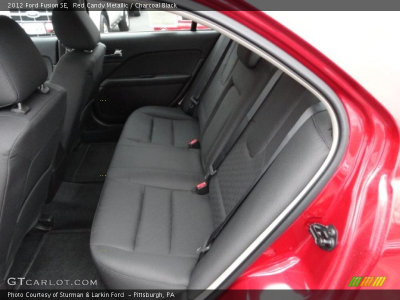 Red Candy Metallic / Charcoal Black 2012 Ford Fusion SE