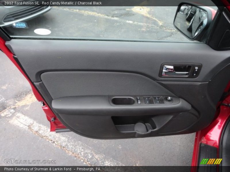 Red Candy Metallic / Charcoal Black 2012 Ford Fusion SE