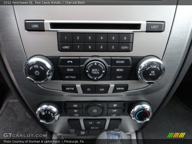 Red Candy Metallic / Charcoal Black 2012 Ford Fusion SE