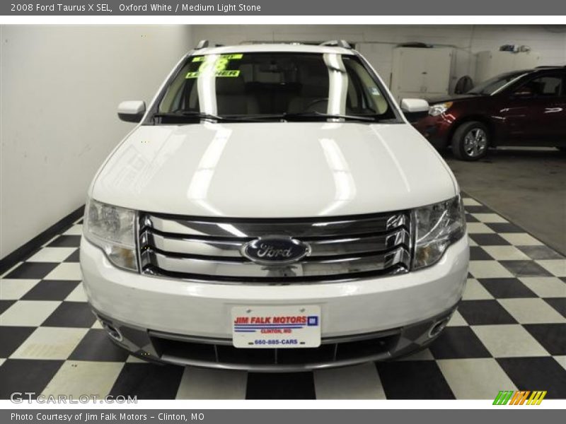 Oxford White / Medium Light Stone 2008 Ford Taurus X SEL