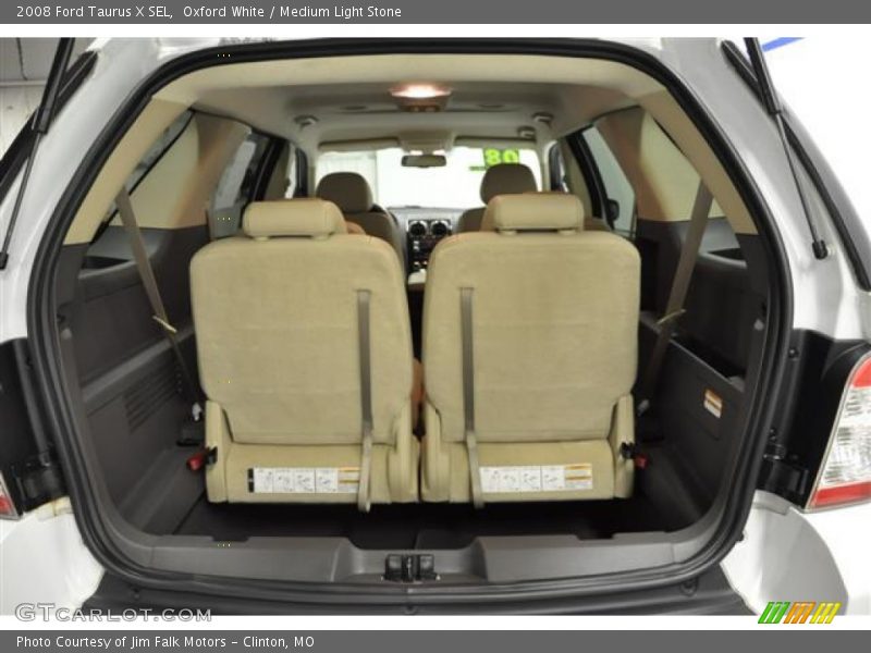 Oxford White / Medium Light Stone 2008 Ford Taurus X SEL