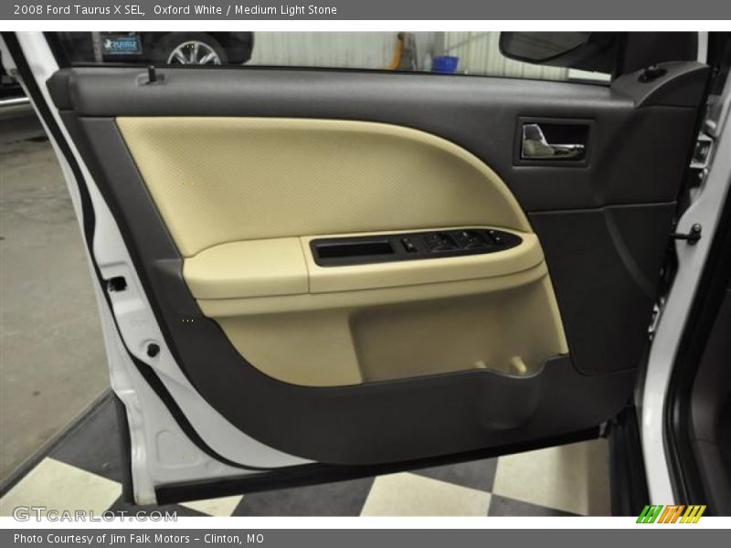 Oxford White / Medium Light Stone 2008 Ford Taurus X SEL