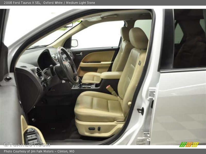 Oxford White / Medium Light Stone 2008 Ford Taurus X SEL