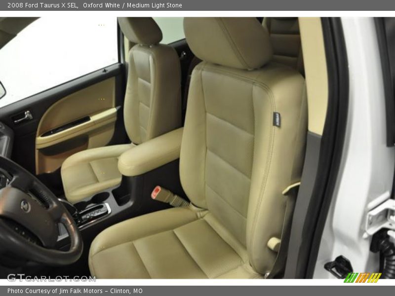 Oxford White / Medium Light Stone 2008 Ford Taurus X SEL