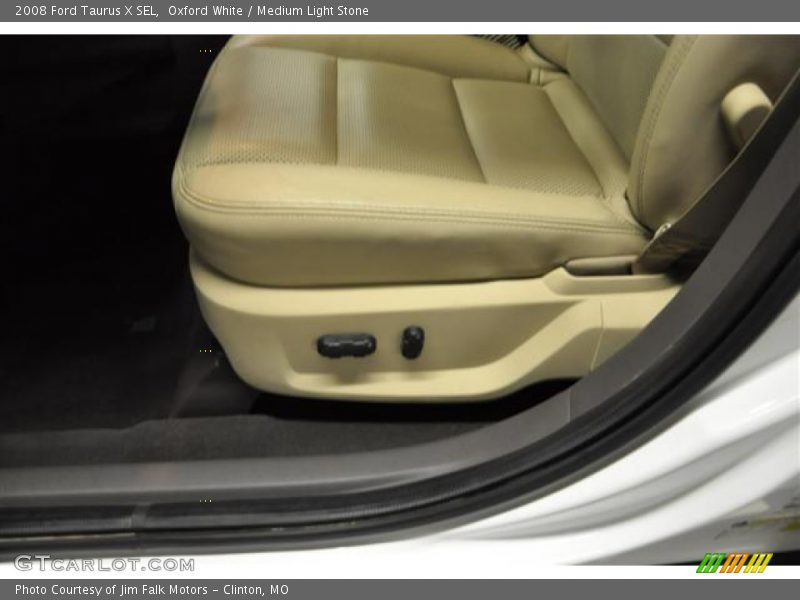 Oxford White / Medium Light Stone 2008 Ford Taurus X SEL